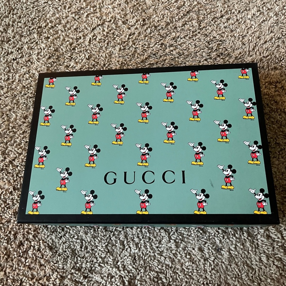 Gucci x Disney Mickey Mouse Canvas Zip Around Portfolio NWT - Picture 15 of 15